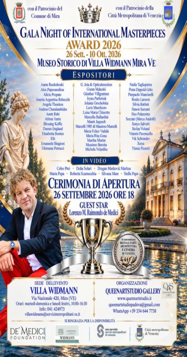 GALA NIGHT OF INTERNATIONAL MASTERPIECES AWARD 2026
